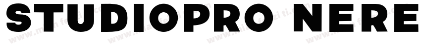 StudioPro Neretto Re字体转换